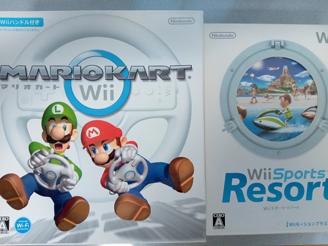 今回買取に出した任天堂Wiiの中古ソフト1の写真