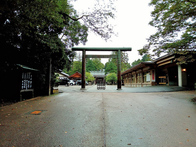 高岡古城公園の射水神社の写真